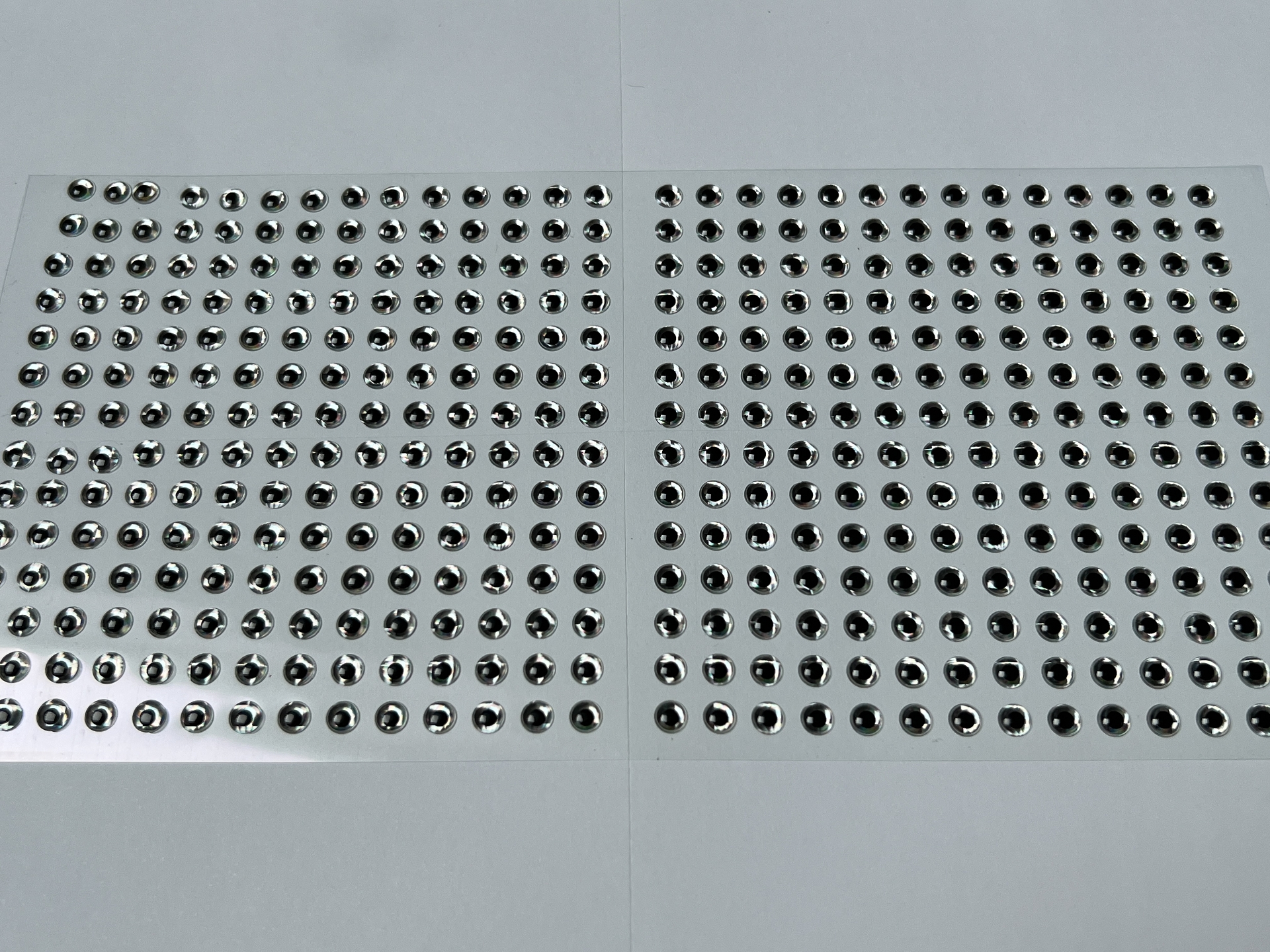 MIKATECH Epoxy 3D Augen 5mm Prism Chrome 392er Karte MIKATECH Epoxy 3D Augen 5mm Prism Chrome 392er Karte