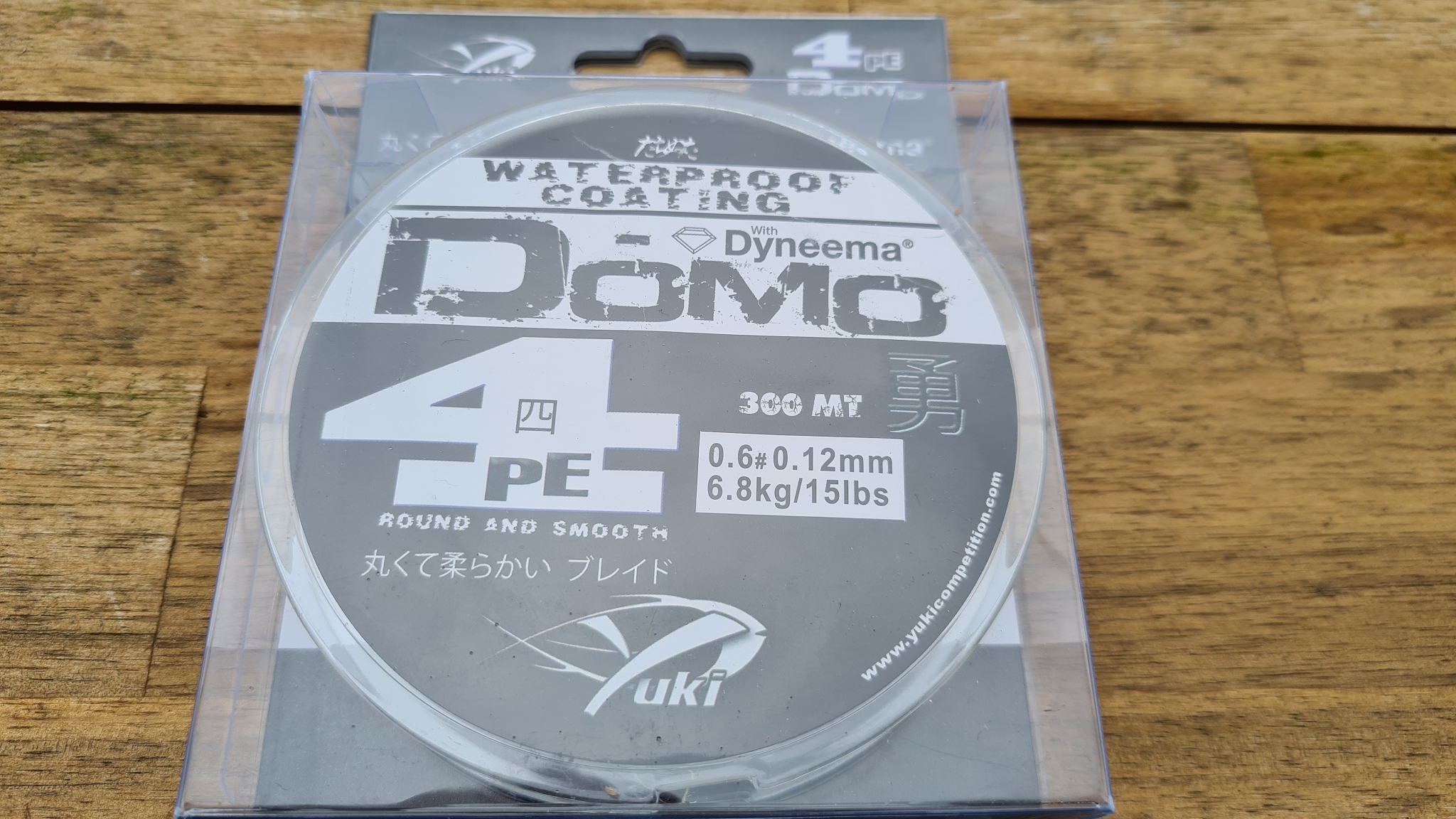 Yuki-Domo-4-PE-Gelb-300m-0-12mm YUKI Domo 4 PE geflochtene Schnur 300m 0,12mm Gelb