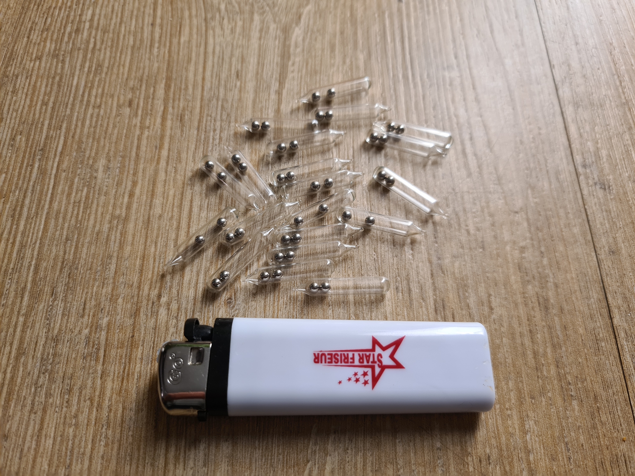 Glasrasseln MIKATECH Glasrasseln 5mm XXL 10 Stück