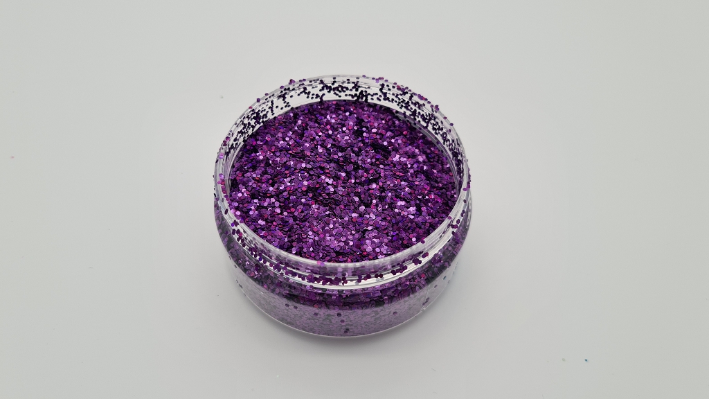 MIKATECH Glitter 1mm Irisierend Lila 100ml