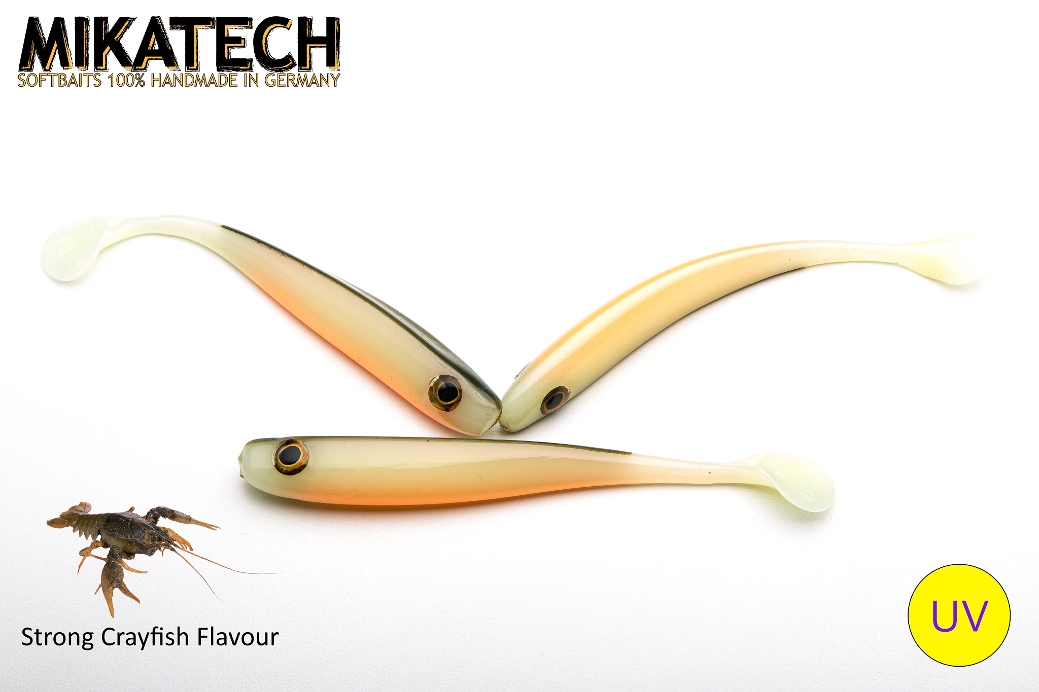 MIKATECH Real Shad 12,5 cm Hot Olive UV MIKATECH Real Shad 12,5 cm Hot Olive UV