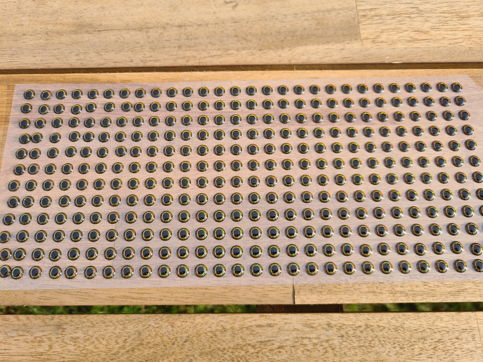 MIKATECH-Epoxy-3D-Augen-6mm-Natural-Gold-336er-Karte MIKATECH Epoxy 3D Augen 6mm Natural Gold 336er Karte