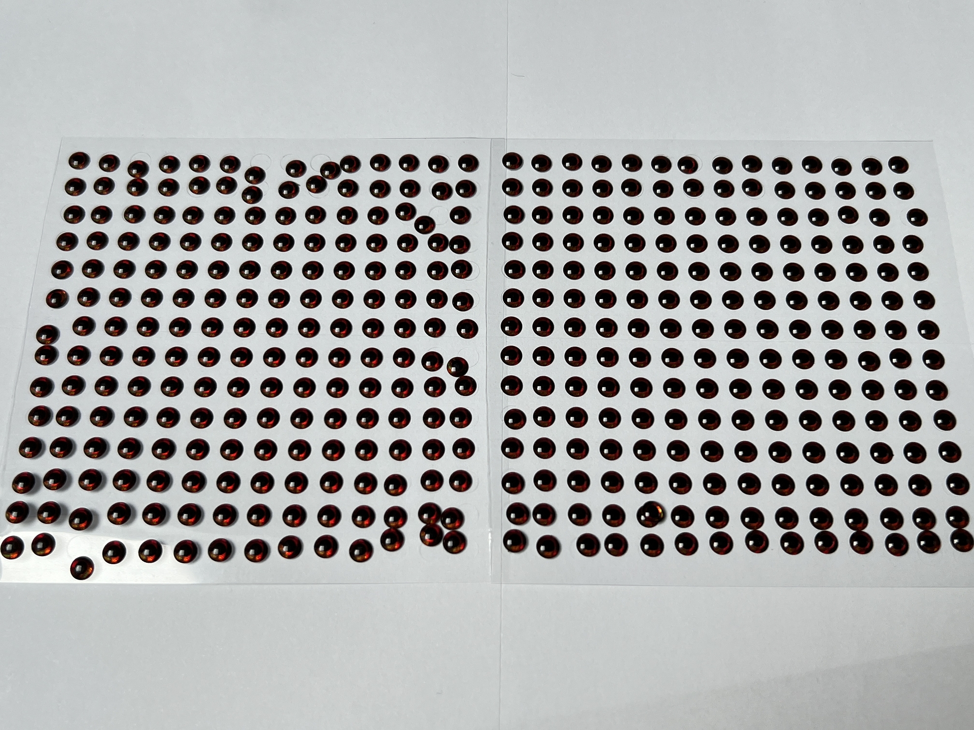 MIKATECH Epoxy 3D Augen 5mm Natural Red 392er Karte MIKATECH Epoxy 3D Augen 5mm Natural Red 392er Karte