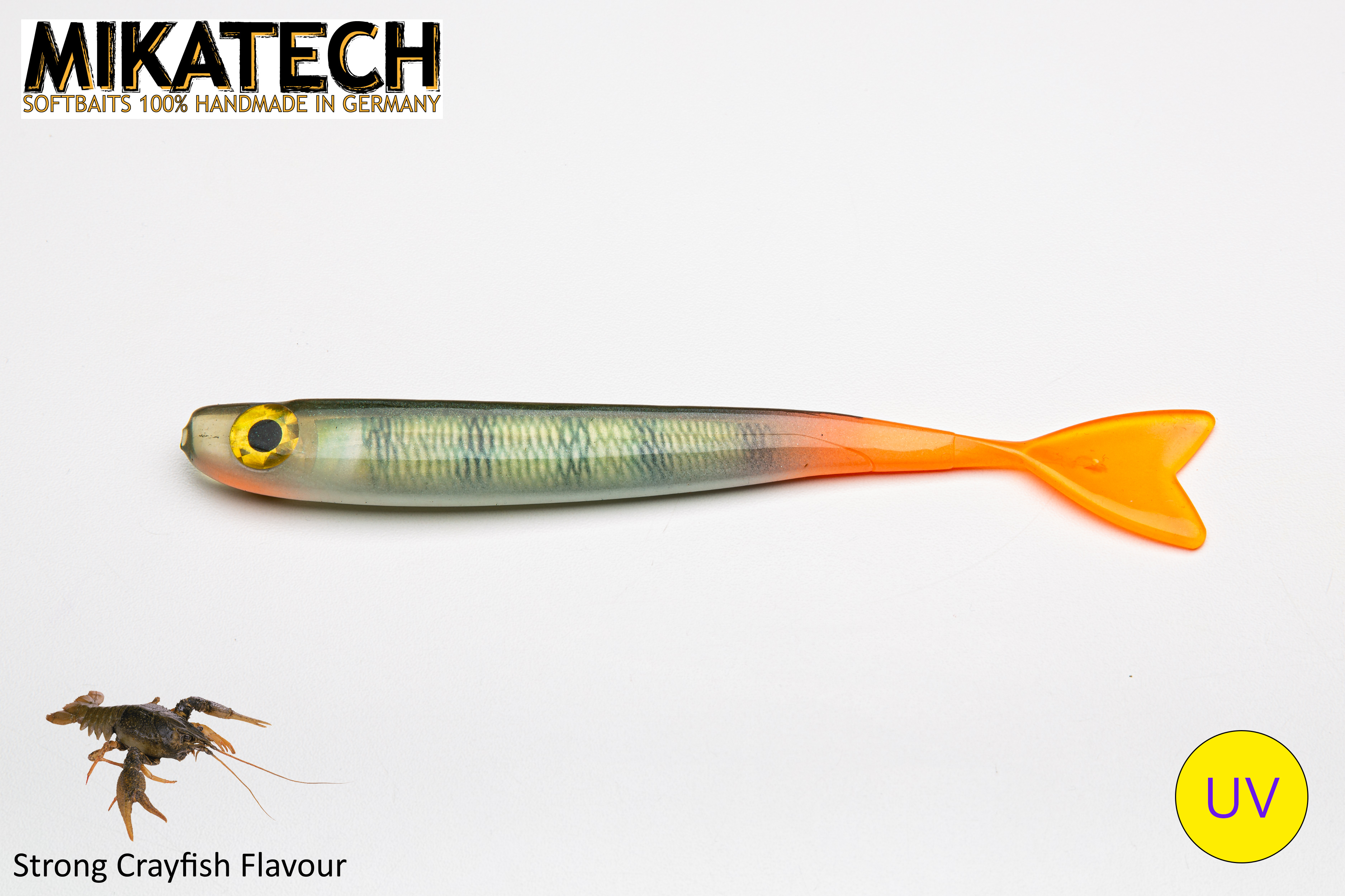 Real-V-Shad-18cm-Barsch-Folie-UV-1 MIKATECH Real V-Shad 18 cm Barsch Folie UV