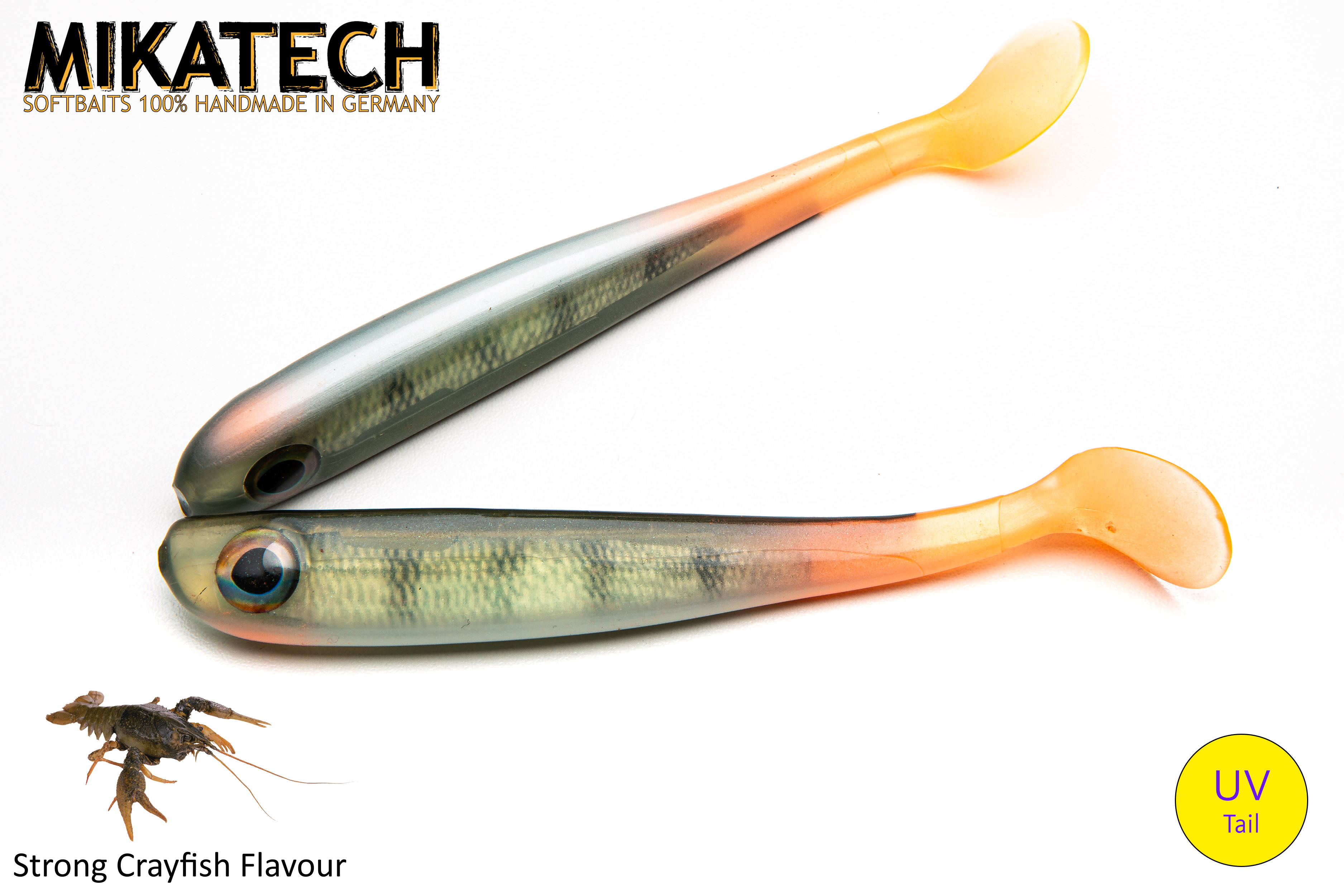 MIKATECH Real Shad 15 cm Barsch Folie UV