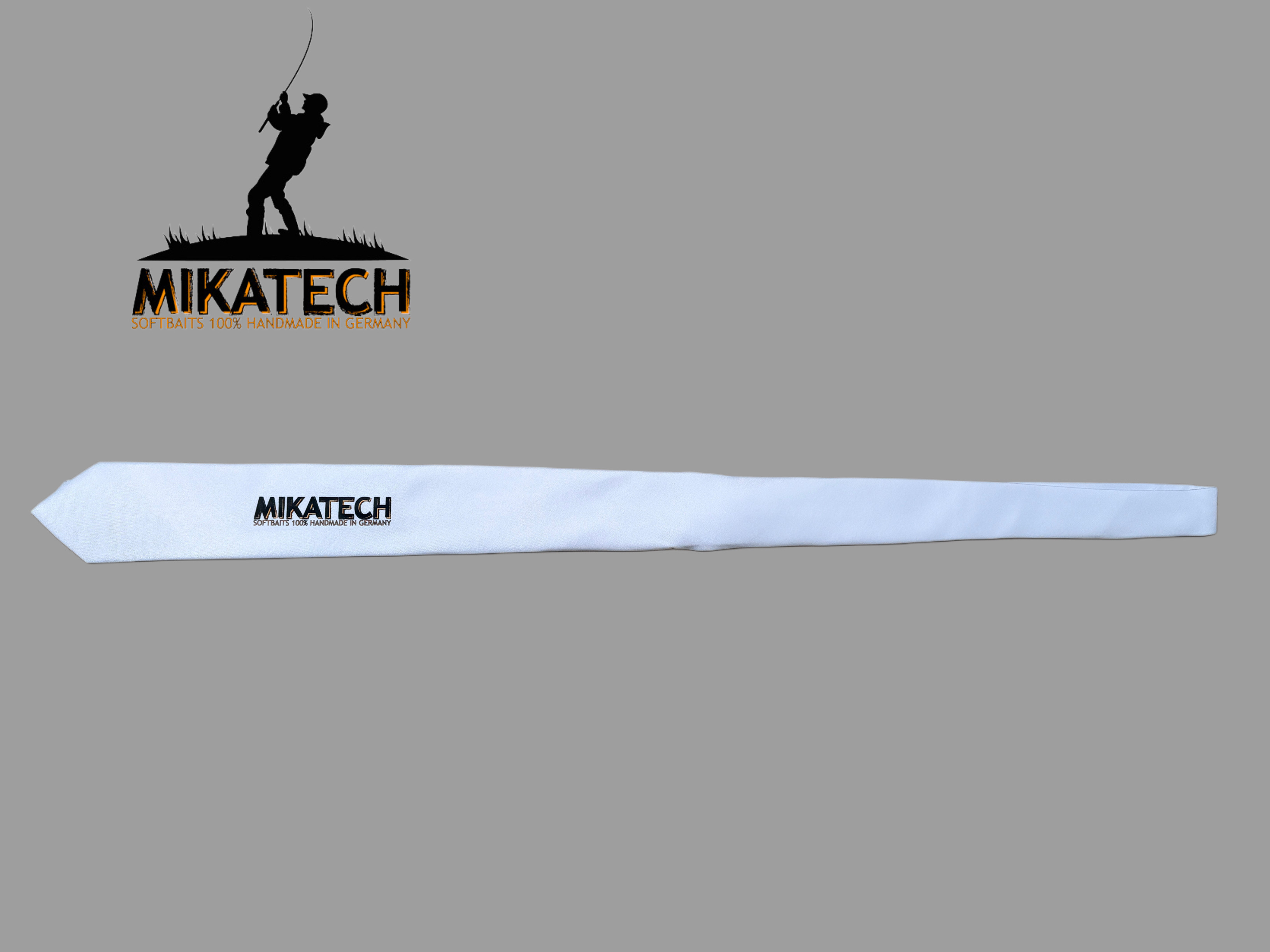 MIKATECH Männer Krawatte Weiss