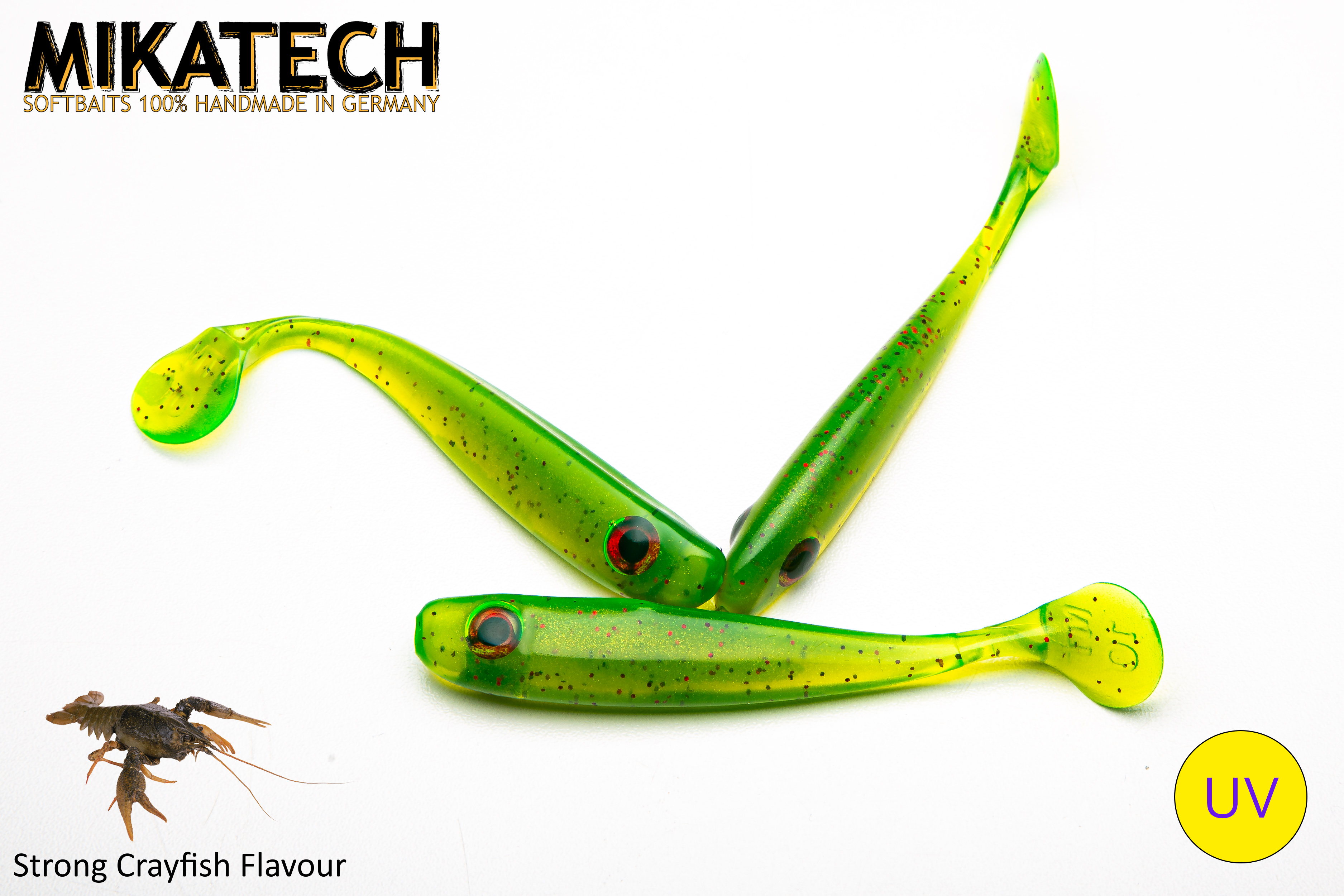 MIKATECH Real Shad 10 cm Tschernobyl UV MIKATECH Real Shad 10 cm Tschernobyl UV