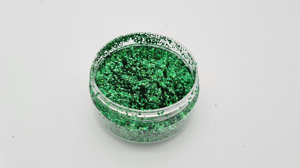 Irisierend-Gr-n-1mm MIKATECH Glitter 1mm Irisierend Grün 100ml