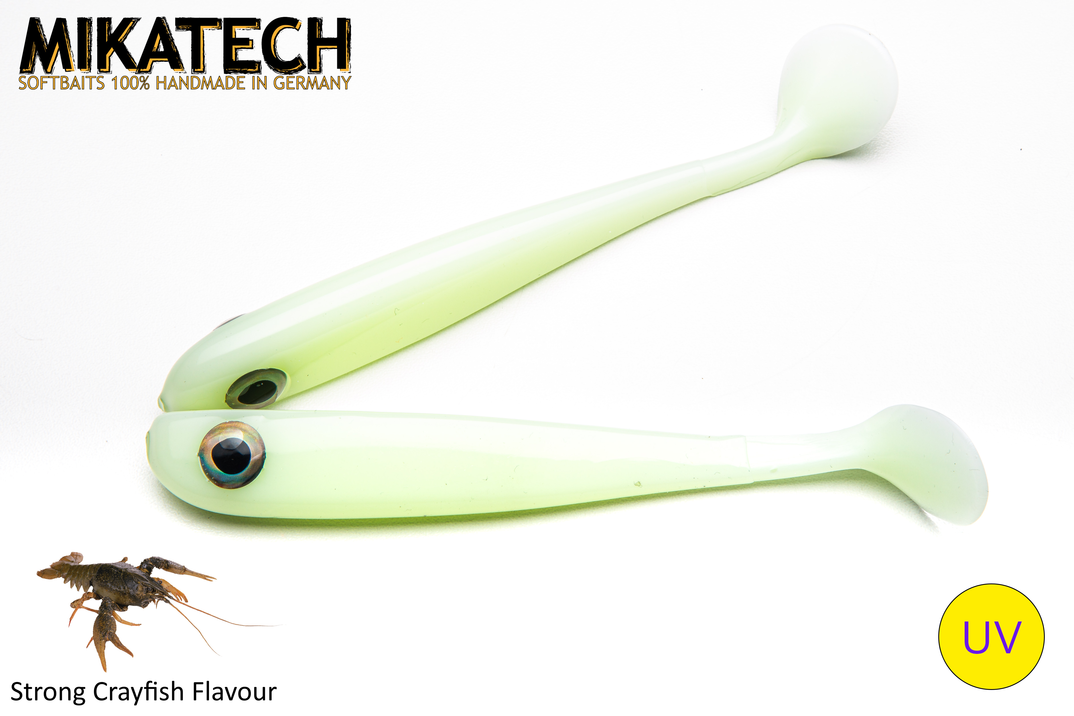 MIKATECH Real Shad 15 cm Hot Olive UV MIKATECH Real Shad 15 cm Hot Olive UV