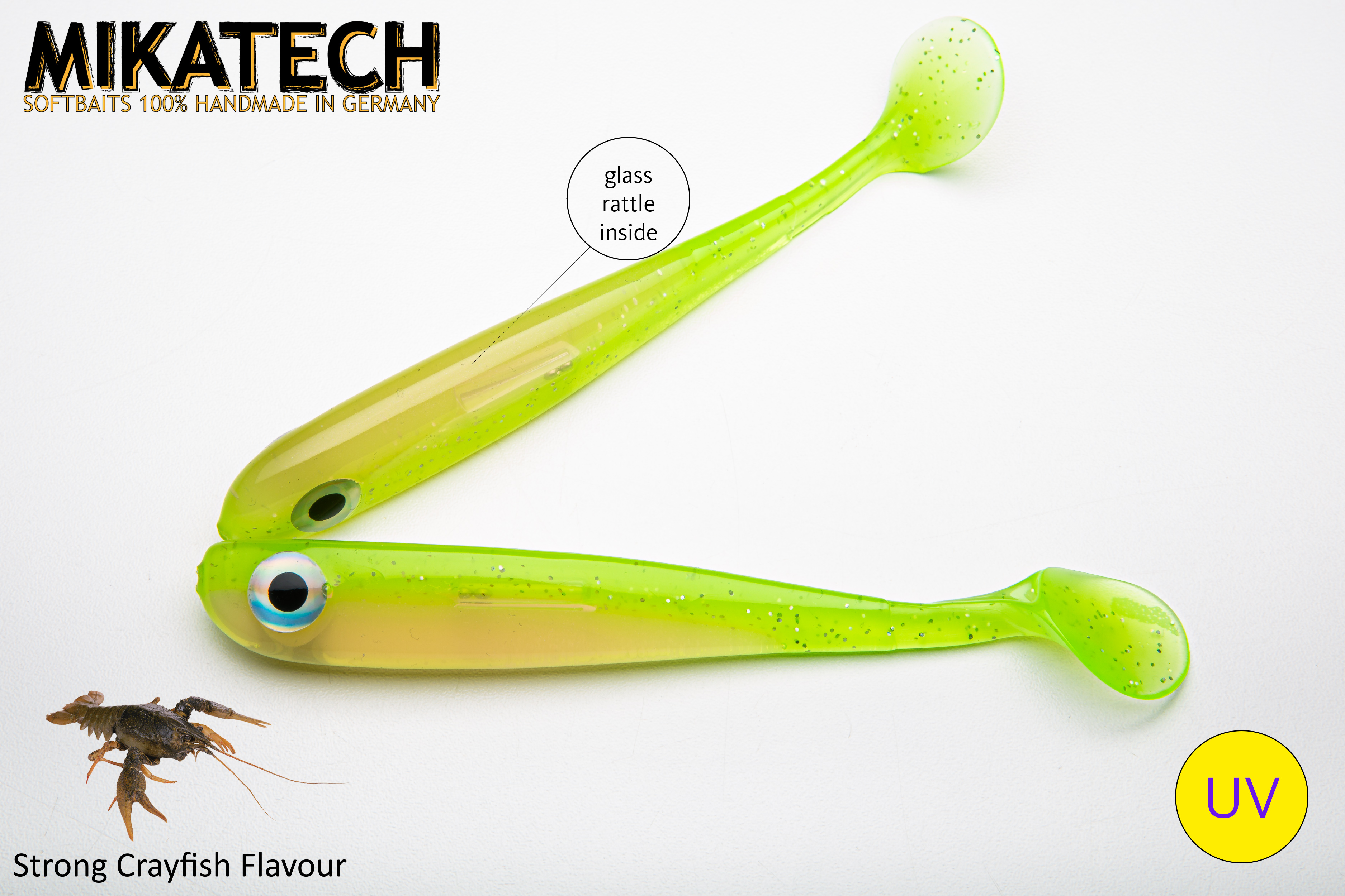 MIKATECH Real Shad 15 cm Electric Chicken UV MIKATECH Real Shad 15 cm Electric Chicken UV