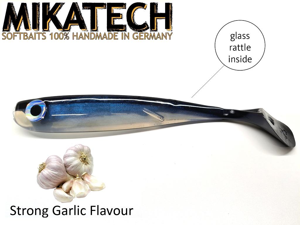 MIKATECH Real Shad 25 cm Black Shiner MIKATECH Real Shad 25 cm Black Shiner
