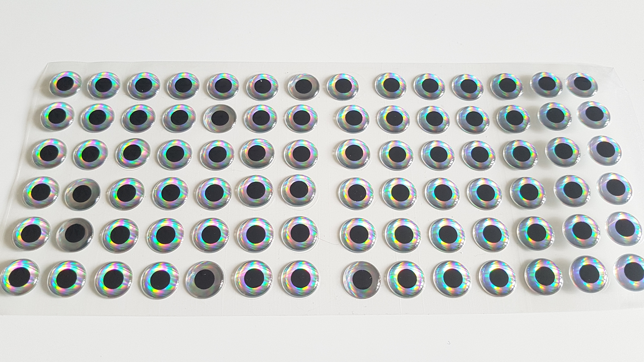 MIKATECH-Soft-3D-Augen-14mm-Prism-Chrome-84er-KarteOeDwL1Vgj8oSg MIKATECH Epoxy 3D Augen 14mm Prism Chrome Karte 84 Stück
