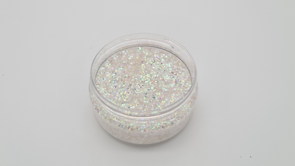 MIKATECH Glitter 1mm Holo Silber 100ml