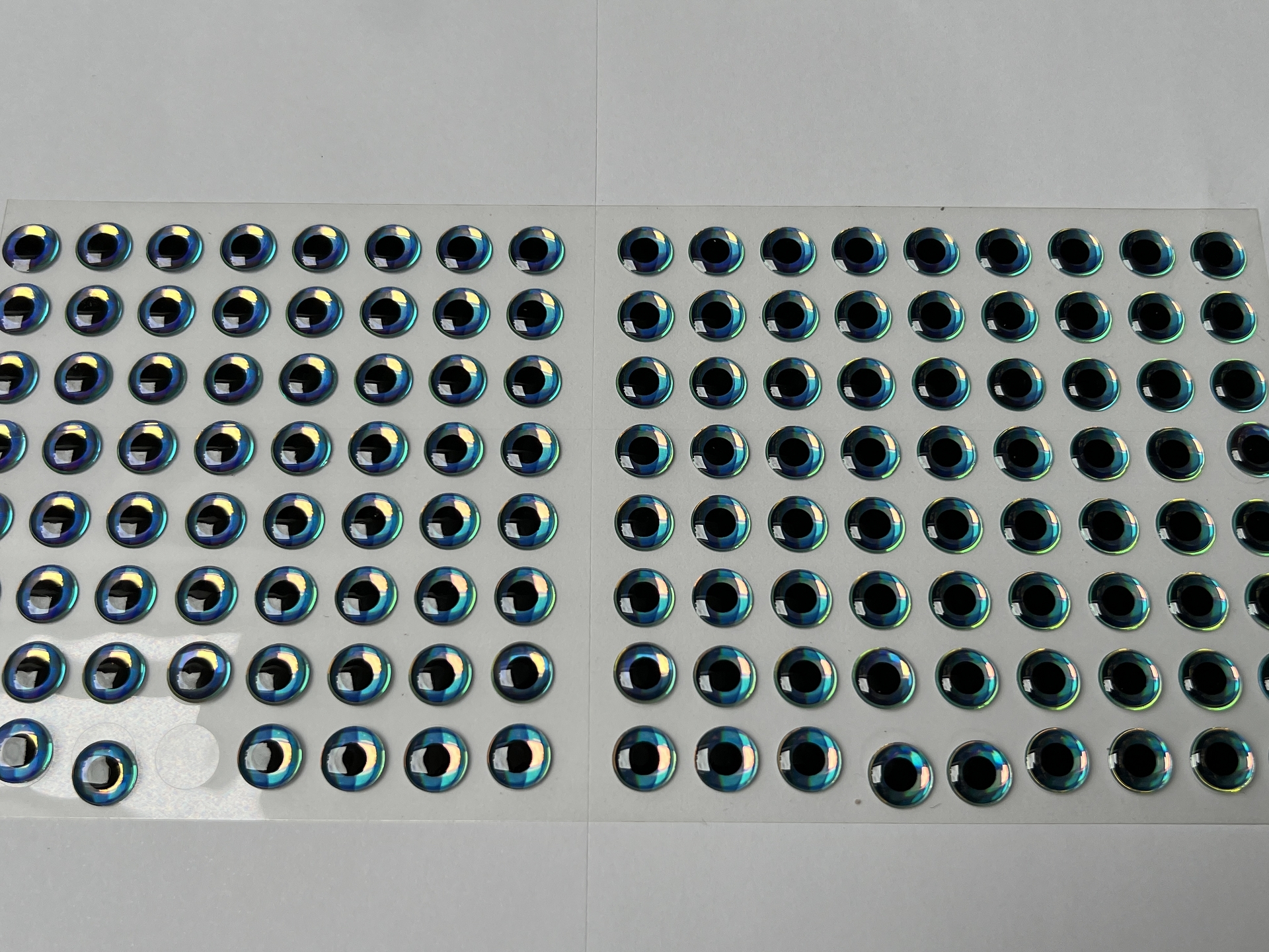 MIKATECH Epoxy 3D Augen 10mm Super Pearl 144er Karte MIKATECH Epoxy 3D Augen 10mm Super Pearl 144er Karte
