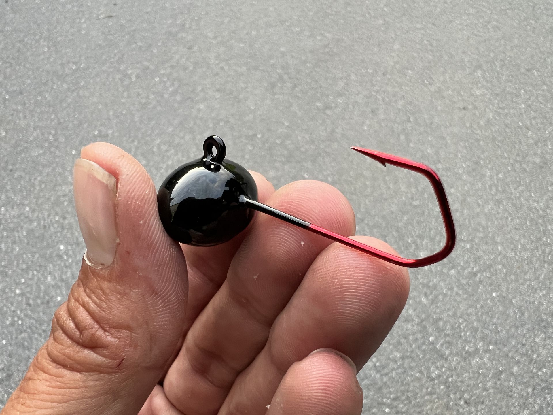 VMC Barbarian Jig Kopf Gr. 2/0 Schwarz Pulverbeschichtet Football VMC Barbarian Jig Kopf Gr. 2/0 Schwarz Pulverbeschichtet Football