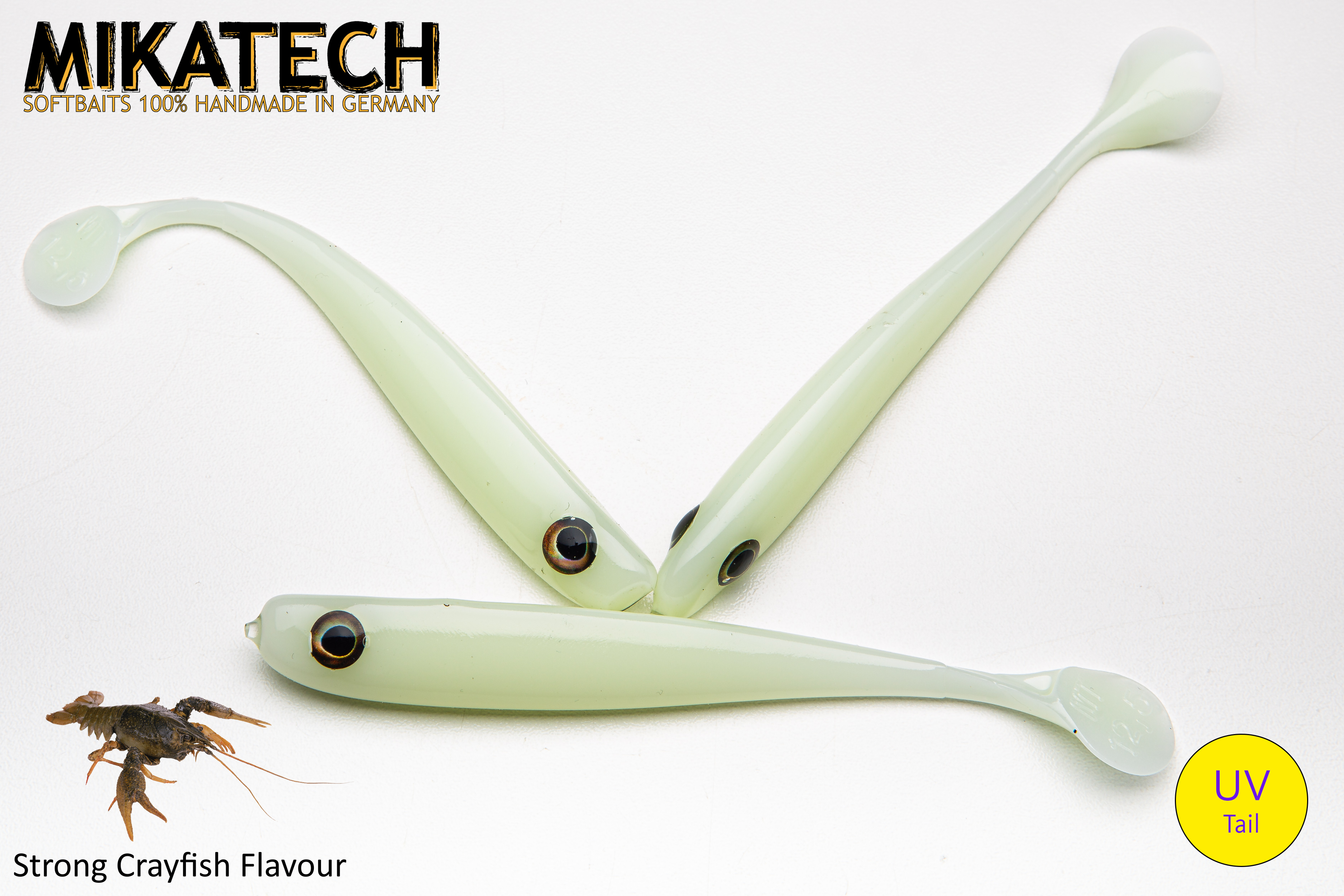 MIKATECH Real Shad 12,5 cm Hot Olive UV
