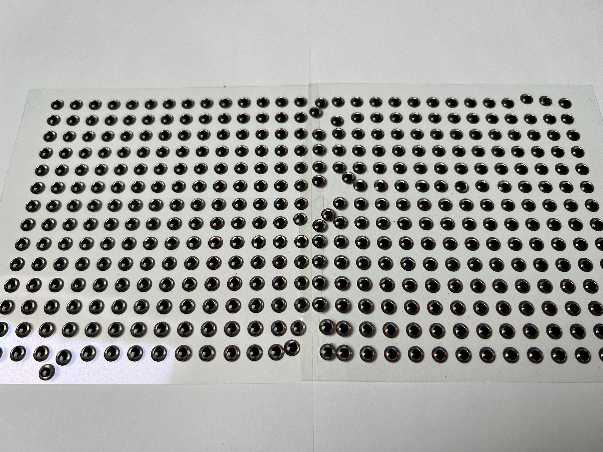 MIKATECH Epoxy 3D Augen 5mm Natural Silver 392er Karte
