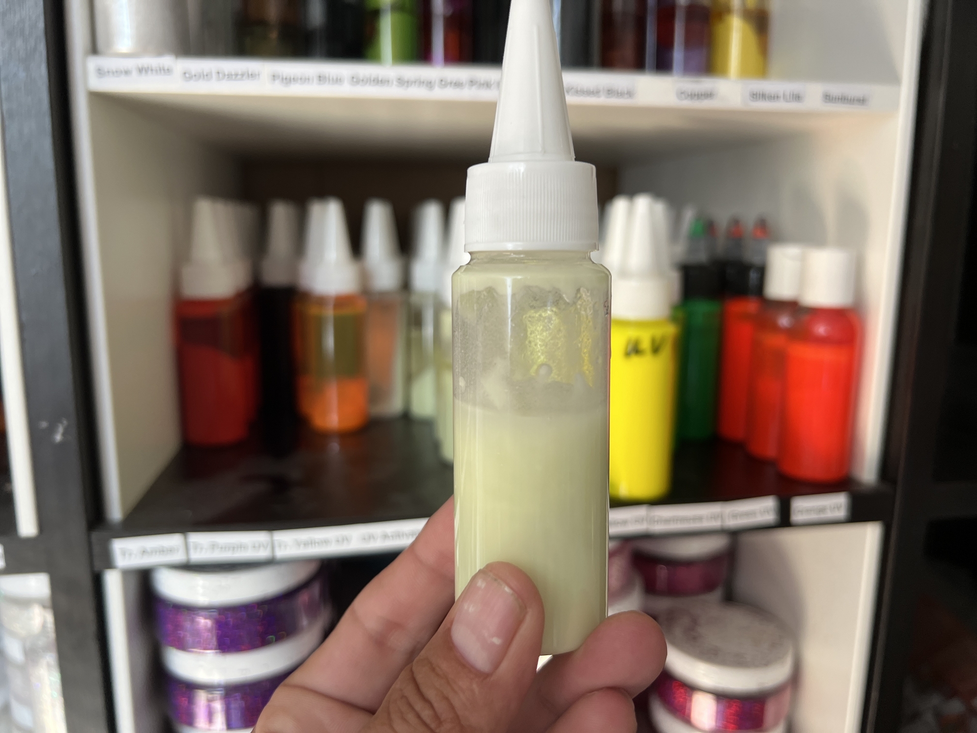 SABOFLEX UV Fluo Glow in the dark Plastisolfarbe 50g Phosphor SABOFLEX UV Fluo Glow in the dark Plastisolfarbe 50g Phosphor